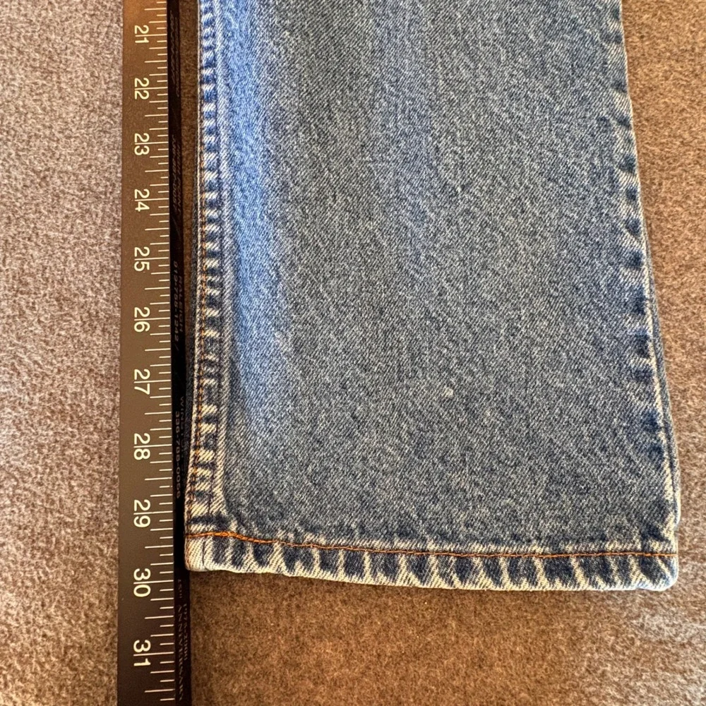 Vintage Levis 505 Orange Tab Jeans Mens 40 (37) x30 Blue Denim Straight Canada